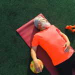Icon representing physical activity and recovery